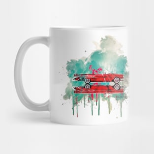 Pontiac Bonneville Splash art Mug